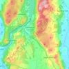 Staveley-in-Cartmel topographic map, elevation, terrain