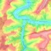 Hornbach topographic map, elevation, terrain