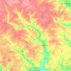 River Brett topographic map, elevation, terrain