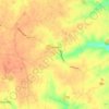 Laxfield topographic map, elevation, terrain