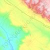 Poggiorsini topographic map, elevation, terrain