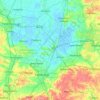 Cambridgeshire topographic map, elevation, terrain