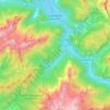 Sankt Martin bei Lofer topographic map, elevation, terrain