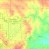 Town of McMillan topographic map, elevation, terrain