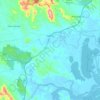 Nabiac topographic map, elevation, terrain