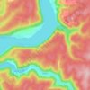Кирзя topographic map, elevation, terrain