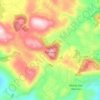 Fumone topographic map, elevation, terrain