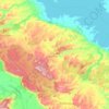 Fanteakwa North District topographic map, elevation, terrain