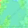 Fern Ridge Lake topographic map, elevation, terrain