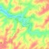 Gouy topographic map, elevation, terrain
