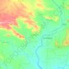 Sundargarh topographic map, elevation, terrain
