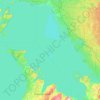 Georgian Bay topographic map, elevation, terrain