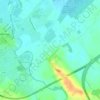 Clane topographic map, elevation, terrain