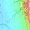 Napperby topographic map, elevation, terrain