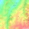 Pargues topographic map, elevation, terrain