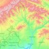 Aksy District topographic map, elevation, terrain