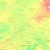 Mali topographic map, elevation, terrain