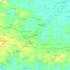 Banyuasin III topographic map, elevation, terrain