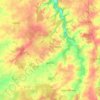 Journet topographic map, elevation, terrain