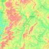 Na Rì District topographic map, elevation, terrain