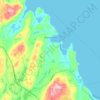 Chance Cove topographic map, elevation, terrain