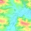 Łapanów topographic map, elevation, terrain