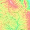 Xiji County topographic map, elevation, terrain