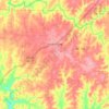 Hackleburg topographic map, elevation, terrain