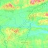 The Municipal District of Fermoy topographic map, elevation, terrain