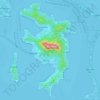 Bora Bora topographic map, elevation, terrain