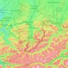 Allgäuer Alpen topographic map, elevation, terrain