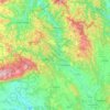 District of Mitrovica (02) topographic map, elevation, terrain