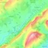 Eaton-under-Heywood topographic map, elevation, terrain