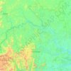 Ecoporanga topographic map, elevation, terrain