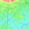 Asifnagar mandal topographic map, elevation, terrain