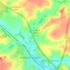 Creeting St Mary topographic map, elevation, terrain