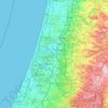 Center District topographic map, elevation, terrain