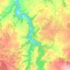 Cuzion topographic map, elevation, terrain