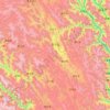 Gonjo County topographic map, elevation, terrain