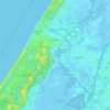 Katwijk topographic map, elevation, terrain