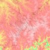 Fayette County topographic map, elevation, terrain