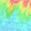 Karangpamulang topographic map, elevation, terrain