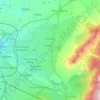 Trescasas topographic map, elevation, terrain
