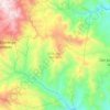 Santa María Tepantlali topographic map, elevation, terrain