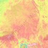 Caniapiscau (MRC) topographic map, elevation, terrain