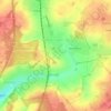 Woolmer Green topographic map, elevation, terrain