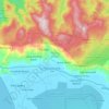 Trumon Tengah topographic map, elevation, terrain