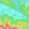 Pravets topographic map, elevation, terrain