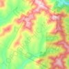 Town of Halcott topographic map, elevation, terrain