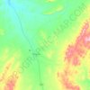 Carrieton topographic map, elevation, terrain